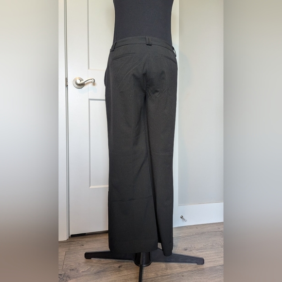 Willi Smith Womens Trousers Size 8 Kate Fit Black Pinstripe Pockets Career EUC - Picture 5 of 5